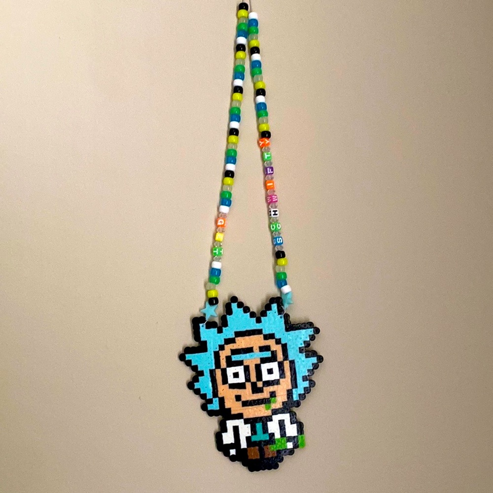 Rick “Get Schwifty” Kandi Rave Necklace